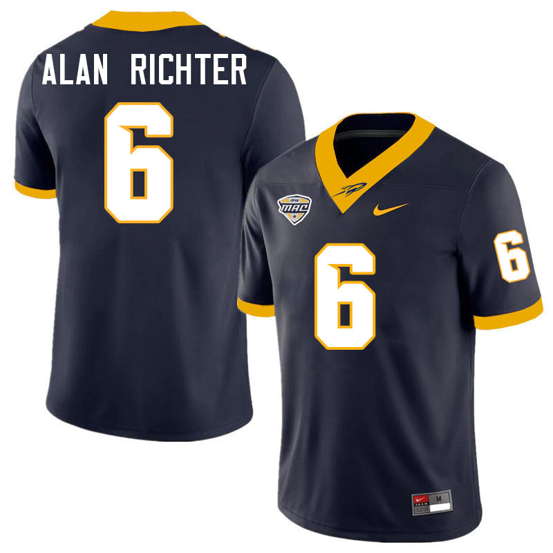 John Alan Richter Toledo Jersey,Toledo Rockets #6 John Alan Richter Jersey Youth College-Navy